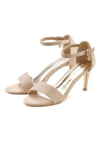 Lascana Sandales à lanières Femme beige taille 38