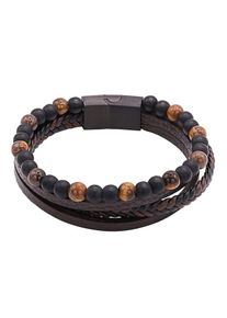 Heideman Heren Armband 'Paul' bruin / zwart 17