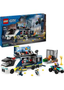 Lego® Konstruktionsspielsteine »Polizeitruck mit Labor (60418), Lego City«, (674 St.), Made in Europe