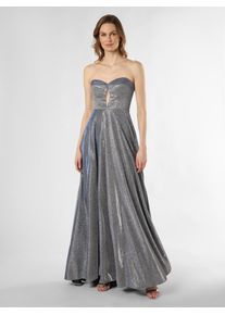UNIQUE Abendkleid Damen silber Größe 34