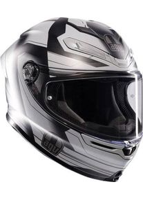 AGV K6 S Ultrasonic, full face helmet , color: Matt Black/Light Grey , size: S