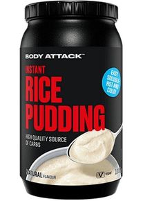 Body Attack Sports Nutrition Body Attack Instant Rice Pudding, 1000 g Dose, Natural