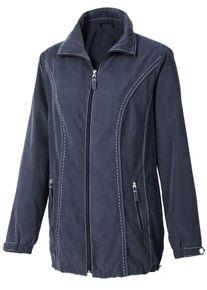Dames Functionele jas, ademend, windafstotend in marine ,maat 38, WITT, 90% Polyester, 10% Polyamide