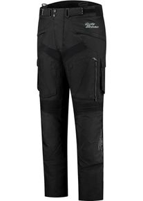 Rusty Stitches Cliff, textile pants waterproof , color: Black , size: Long 3XL