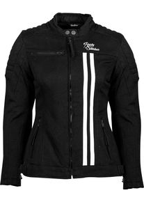 Rusty Stitches Lauren V2, textile jacket women , color: Black/White , size: 36