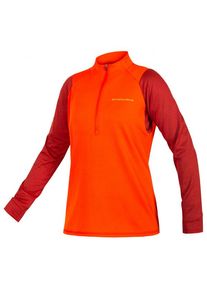 ENDURA Womens Singletrack Fleece Fleecetrui Dames (XS |rood)