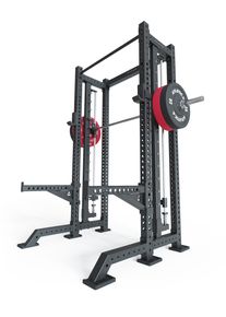 R8 SPECTRE Power Rack | Kort model inklusive Latzug - Plate Loaded (Hantelscheiben)