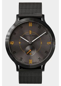 Men's Wrist Watch - Black - Surgical steel case, Sapphire-hardened mineral glass, Mesh Strap - 42.5mm Case, Quartz Movement - Lilienthal Berlin