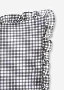 bonprix Lenjerie pat cu volănaşe gri 1x 80/80cm, 1x 135/200cm