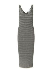 comma, comma casual identity Dames Gebreide jurk beige / zwart XXS
