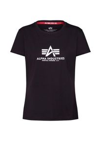 Alpha Industries Dames Shirt zwart / wit XS