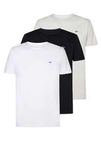 PETROL INDUSTRIES Heren Shirt 'Sidney' greige / zwart / wit XXXL