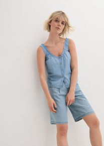 Top in jeans, Blu, Taglia 58, bonprix