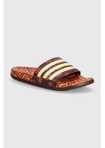 adidas papuci Adilette femei, culoarea maro, IH2136