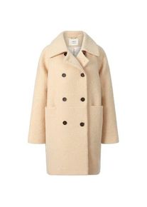 LANIUS Damen-Boucl&eacute;mantel Beige 44