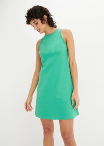 Minikleid mit reiner Bio-Baumwolle, grün, Größe 52/54 (XXL), mit Baumwolle, bonprix