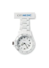 Objet publicitaire : Montre infirmière analogique | blanc | Personnalisable avec votre logo