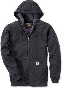 Carhartt Midweight, zip hoodie , kleur: donkergrijs , maat: L