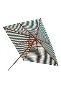 Messina Parasol Skagerak by Fritz Hansen L 300 x P 300 cm / Abricot clair/vert foncé