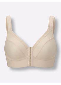 w&auml;schepur Damen Vorderverschluss-BH ohne B&uuml;gel in elfenbein ,Gr&ouml;&szlig;e 95B, Witt, 82% Polyamid, 18% Elasthan