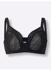 wäschepur Dames Beugelbeha in zwart ,maat 100B, Witt, 94% Polyamide, 6% Elastan