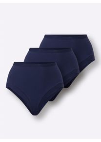 w&auml;schepur Damen Taillenslip mit elastischem Bund in marine ,Gr&ouml;&szlig;e 38, Witt, 95% Baumwolle, 5% Elasthan