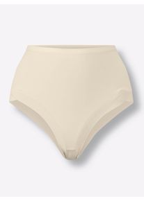 w&auml;schepur Damen Taillenslip mit elastischem Bund in elfenbein ,Gr&ouml;&szlig;e 44, Witt, 95% Baumwolle, 5% Elasthan