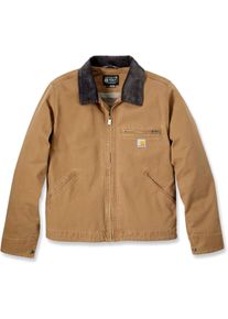 Carhartt Duck Detroit Rugged Flex Detroit, stoffen jas , kleur: lichtbruin/zwart , maat: XL