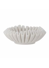 Bloomingville - Harmonia Bowl, White, Marble (82068092)