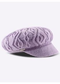 Dames Muts in lila ,maat 0, WITT, 70% Polyacryl, 30% Wol