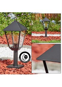 hofstein Anfei Luminaire extérieur, Borne lumineuse, Eclairage de chemin Noir, 1 lumière