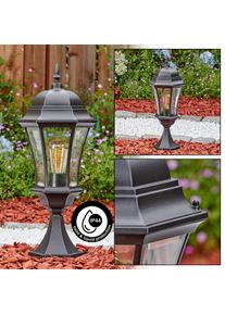hofstein Etoe Luminaire extérieur, Borne lumineuse, Eclairage de chemin Noir, 1 lumière