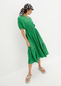 bonprix Mujer, Vestido midi, verde, 50