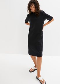 bonprix Sukienka shirtowa oversized (2 szt.), z czystej bawełny, zielony, 40/42
