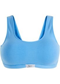 bonprix Biustonosz bustier z bawełny organicznej niebieski 36/38