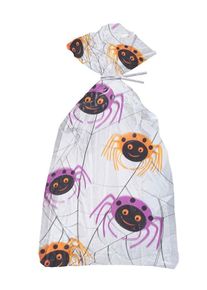 20 spindel Halloween påsar 28cm