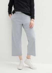 Culotte-housut taskuilla ja mukavalla vyötärönauhalla, harmaa, 48/50, bonprix
