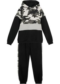 bonprix Trening băieţi din bumbac bio (2piese) negru 116/122