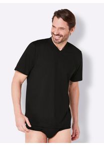 Herren Shirt in schwarz + grau-meliert + marine ,Größe 10, Witt, 100% Baumwolle. Meliert: 96% Baumwolle, 4% Polyester