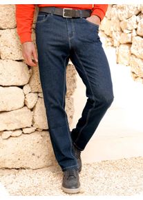 Catamaran Heren jeans in dark blue denim ,maat 48, Witt, 98% Katoen, 2% Elastan