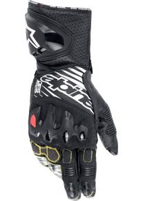 Alpinestars GP Tech V2, gloves , color: Black/White , size: 3XL