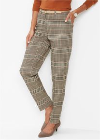 bonprix Női Sztreccsnadrág, barna, 40