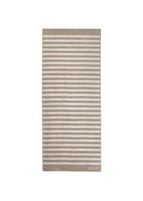 JOOP! Classic Stripes Sand bath sheet Terry products Unisex