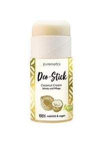 puremetics Body care Coconut cream deodorant stick Deodorants Women 50 ml