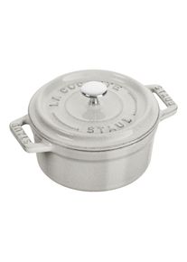 Staub La Cocotte Mini 10 cm, Rond(e), Truffe blanche, Fonte