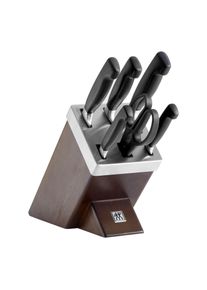 Zwilling **** FOUR STAR 7-pcs, Bloc de couteaux, Brun