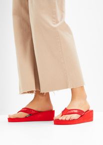 Kiilakorkoiset pantolette-sandaalit, punainen, 38, bonprix