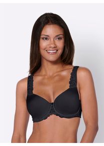 Viania Damen Schalen-BH mit Bügel in schwarz ,Größe 75D, Witt, 77% Polyester, 13% Polyamid, 10% Elasthan
