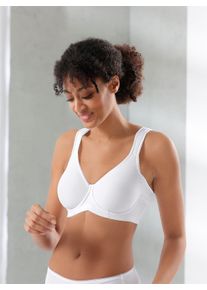 Miss Mary Of Sweden Dames Steunbeha met beugel in wit ,maat 100G, Witt, 86% Polyamide, 11% Elastan, 3% Polyester