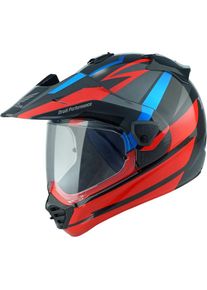 Arai Tour-X5 Africa Twin, casco enduro , colore: Nero/Grigio/Blu/Rosso , dimensione: XS